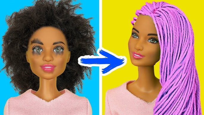 本当に使えるミニチュアなメイク道具の作り方１２個 賢いバービー人形の裏技と工作 Youtube