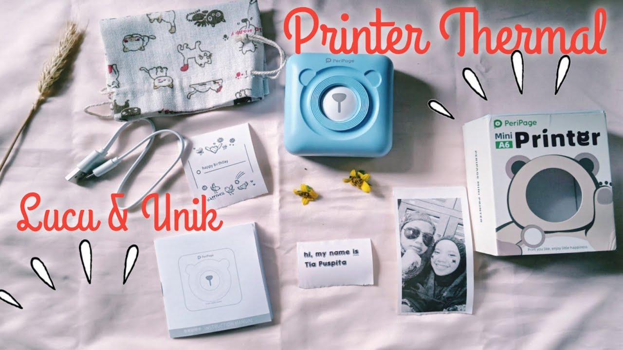 REVIEW Peripage A6 Printer Mini Tanpa Tinta Yang LUCU DAN UNIK