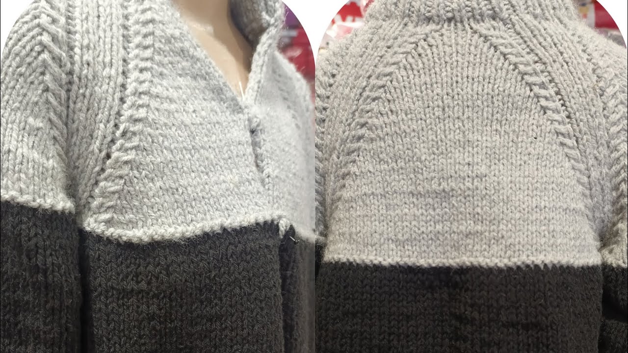Reglan Kol Hırkanın Beden Bölümü İlmek Dizme işlemi
