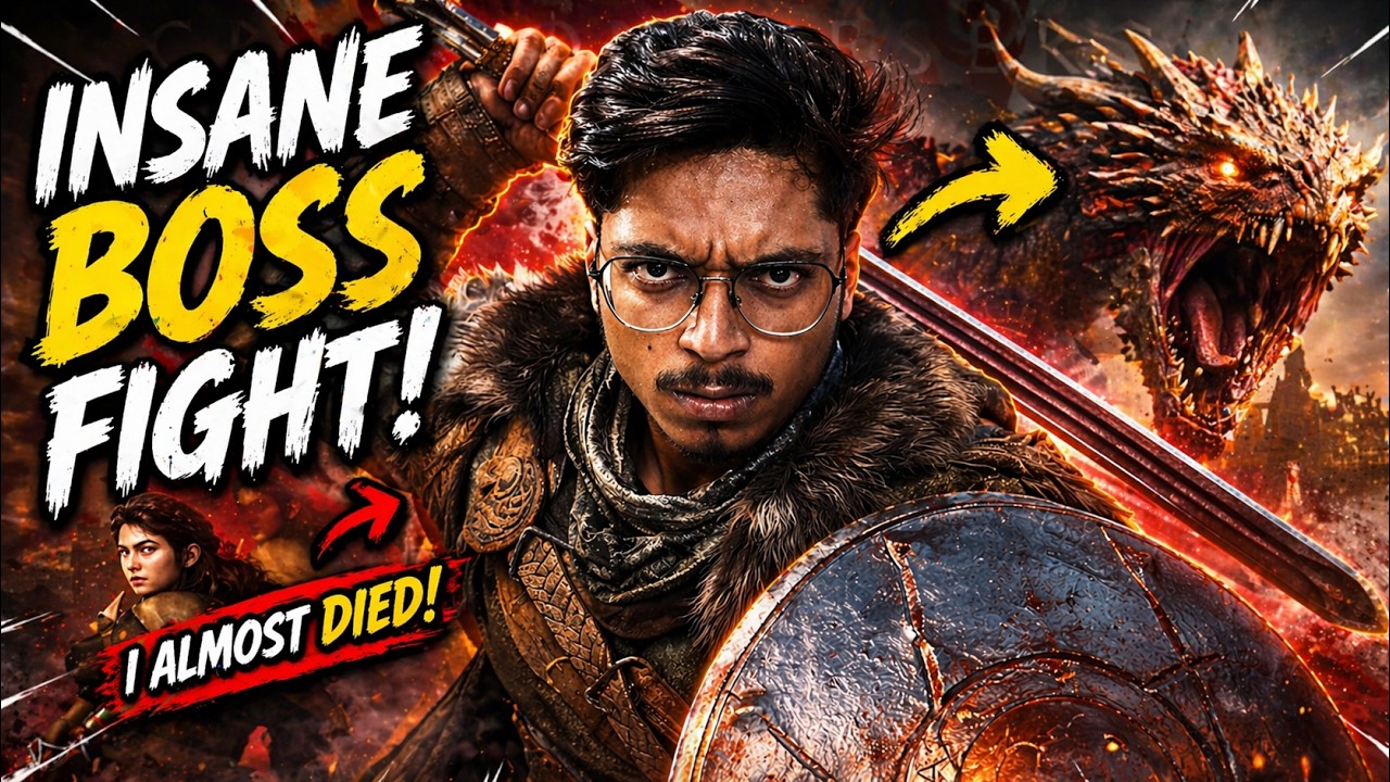 Crimson Desert Doing Side Quests | INSANE Boss Fight 😳 - YouTube