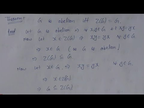 44. Z(G)=G if
