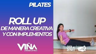 Pilates - Practiquemos el Ejercicio Roll Up de manera creativa y con implementos - Viña