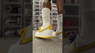 On Feet Nike Air Force 1 Kobe Bryant Lakers Home