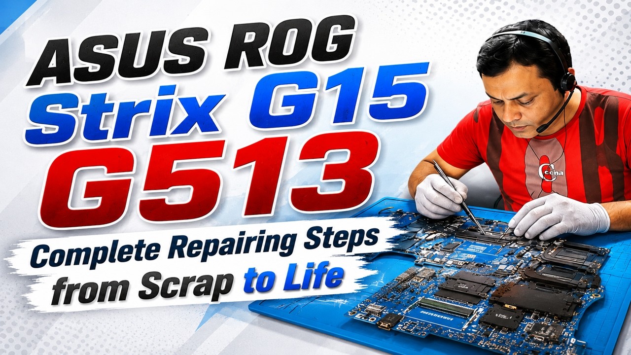 ASUS ROG Strix G15 G513 Dead Motherboard Repair | Complete Chip