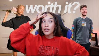 TESTING YOUTUBER PRODUCTS PART 3 (Emma Chamberlain, Merrell Twins, Jeff Wittek, MrBeast)