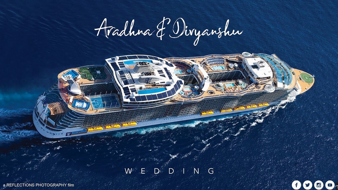 Divyanshu & Aradhna | Singapore | Caribbean Cruise Wedding | Reflections Photography