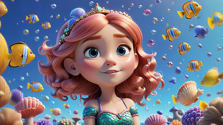 Five Little Mermaids Combing Hair | Counting & Ocean Song for Kids | Magical Nursery Rhyme