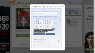 How to Embed a Voki into 3D Game Lab