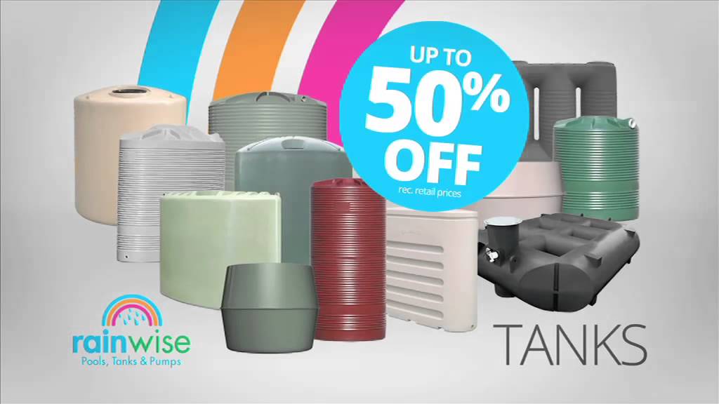 Rainwise 4 Day Sale! Tanks, Pumps and Accessories!