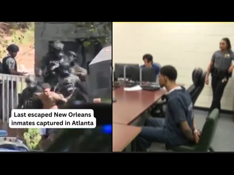 Derrick Groves, the last New Orleans inmate Escapee CAPTURED in Atlanta ...