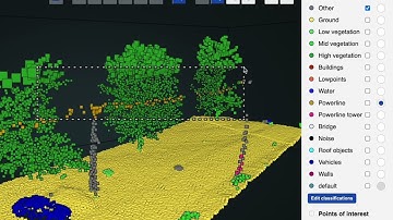 Point cloud reclassification in Flai web application