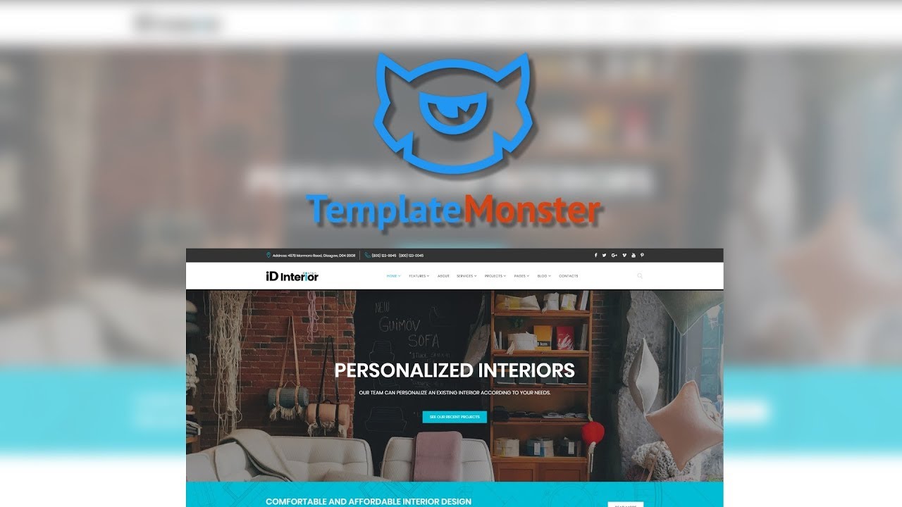 Interior Design HTML5 Website Template #66865 - YouTube