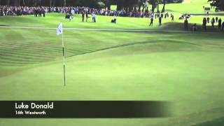 Luke Donald's Best Shot - BMW Championships 2011