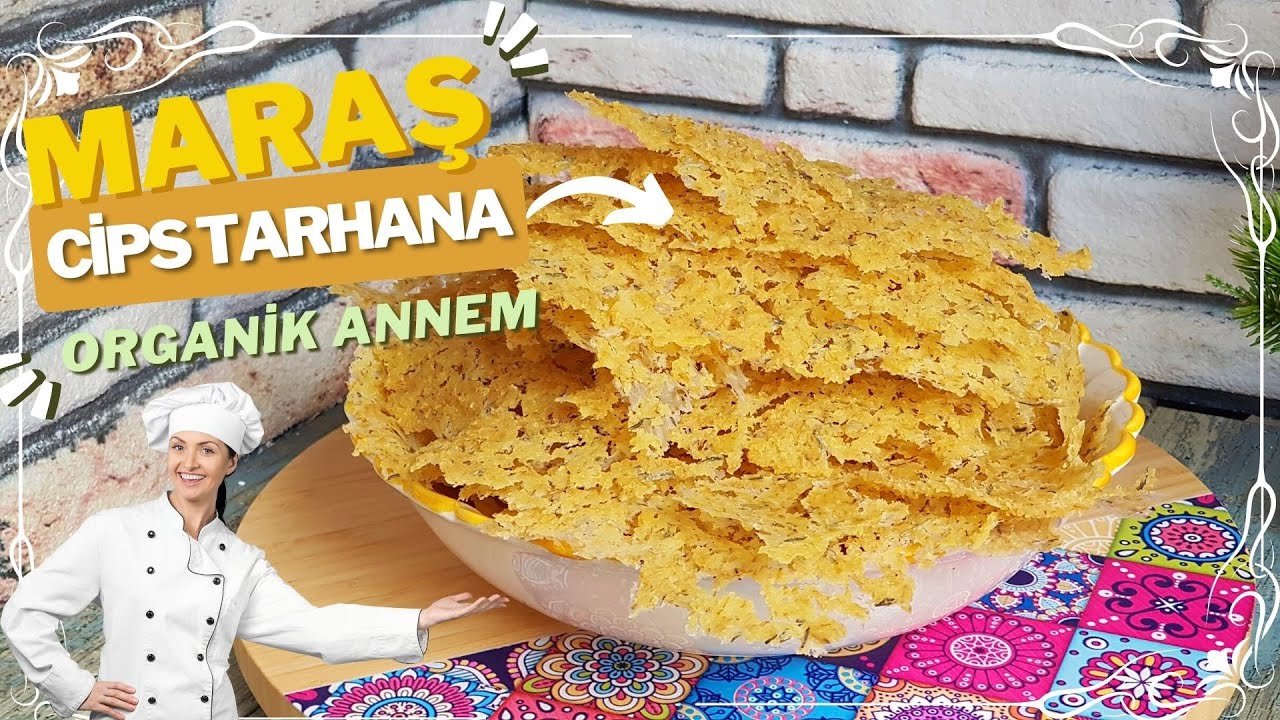 EN SAĞLIKLI EV YAPIMI MARAŞ CİPS TARHANA ❤️ DENEMEYEN PİŞMAN OLUR 💯