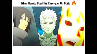 Naruto Using Rasengan ....On Obito Ll