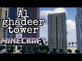 Al ghadeer tower in Minecraft, Time Lapse