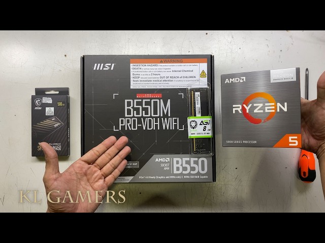 AMD Ryzen 5 5600GT msi B550M PRO-VDH WIFI AGi DDR4 RAM msi SPATIUM