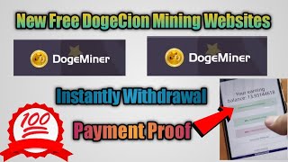 DogeMiner Website Review And payment Proof || How to Earn Free DogeCion screenshot 4