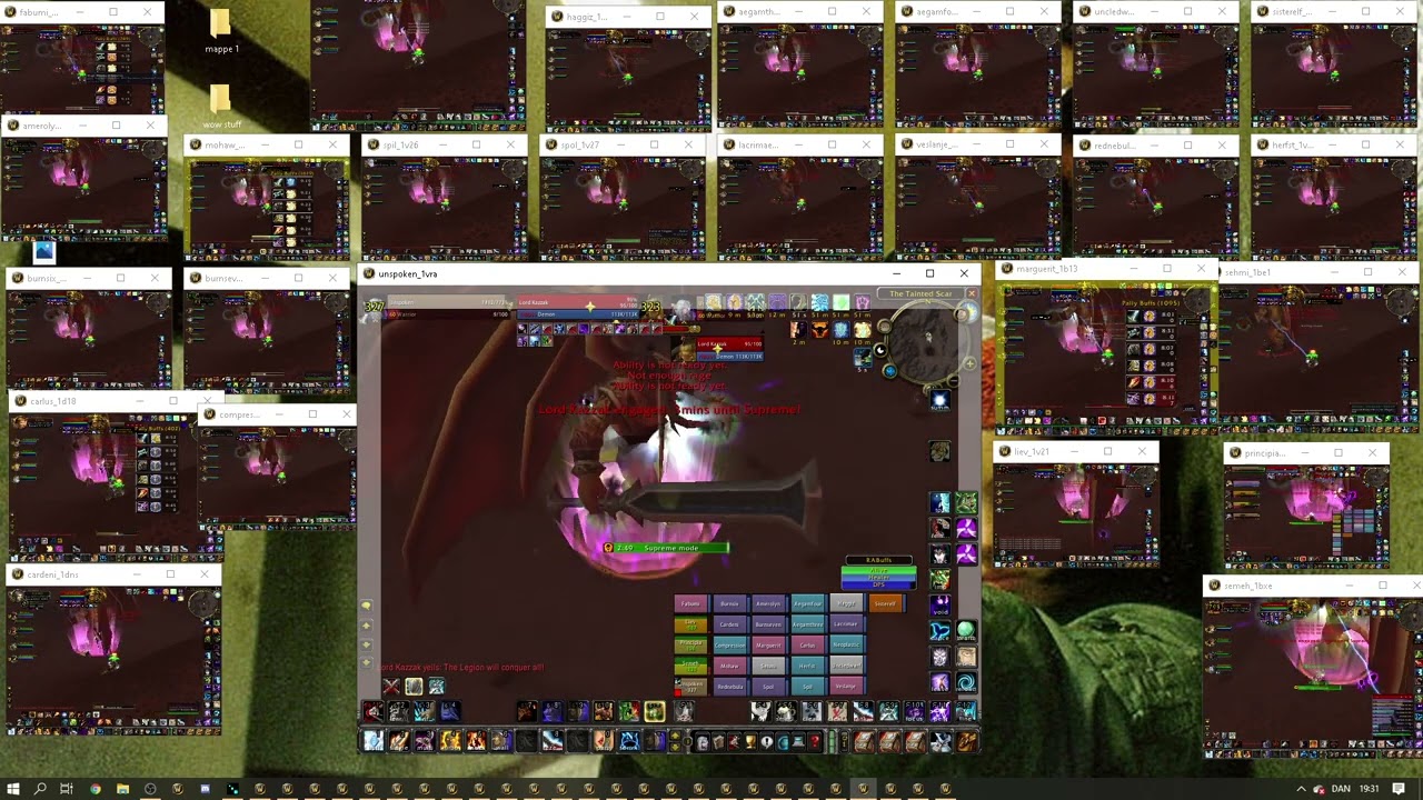 Horrible Multiboxxer with bad pc fails at Lord Kazakh. 2nd attempt.