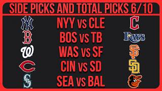 MLB Picks Today | Best Bets & Predictions Wednesday 6/10/26
