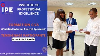 Témoignage Mme Axelle LUMA, de la CCEI BANK GUINEE EQUATORIALE / IPE Formation Contrôle interne CICS