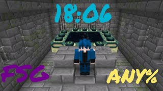 Minecraft Speedrun 18:06 [FSG]