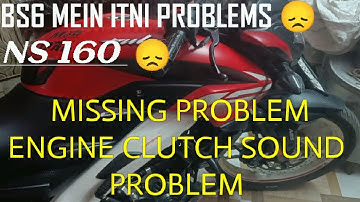 Ns160 bs6 missing problem engine clutch sound problem 2021 2022 #ns160 #ns200