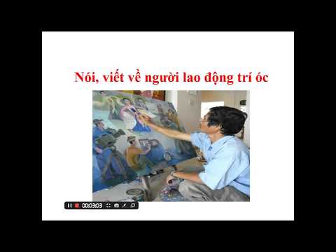 TLV lớp 3 – Tuần 22. Bài dạy: Nói, viết về người lao động trí óc