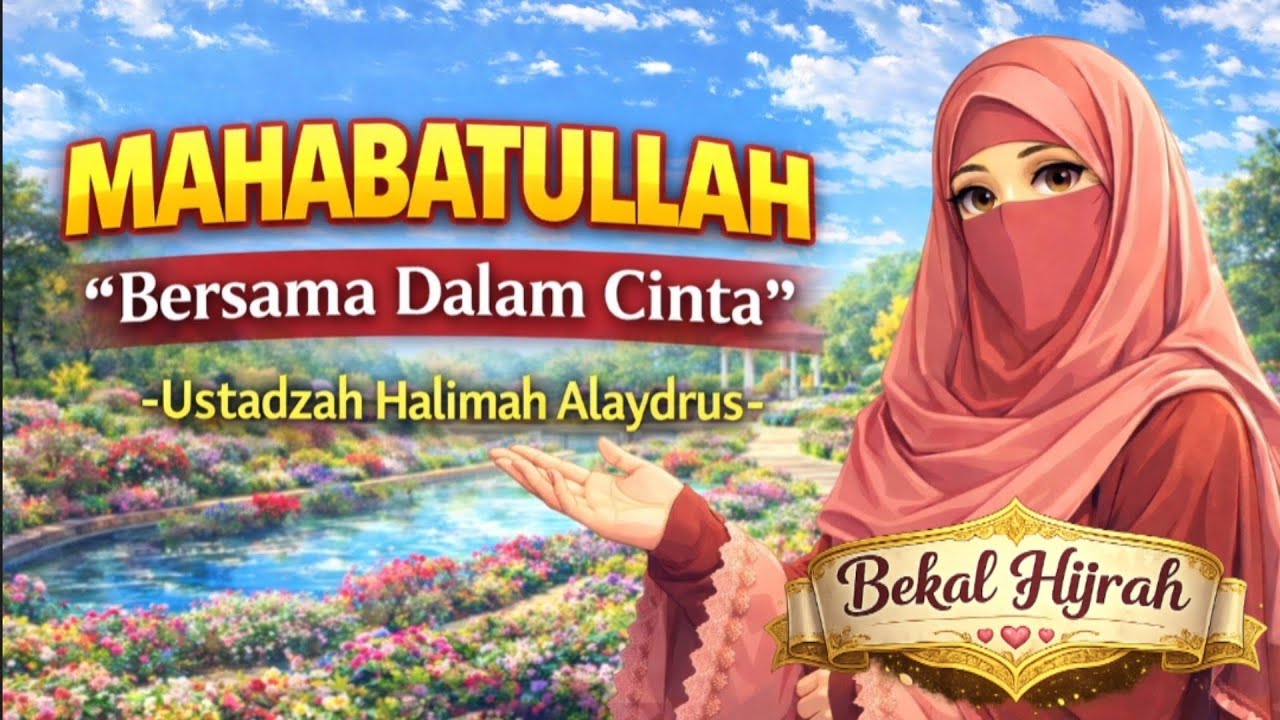 MAHABATULLAH: Cinta yang Bikin Hati Tenang Selamanya || Ustadzah Halimah Alaydrus @Bekal_Hijrah