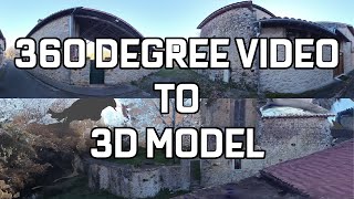 How to transform any 360degree video into 3D (using photogrammetry)