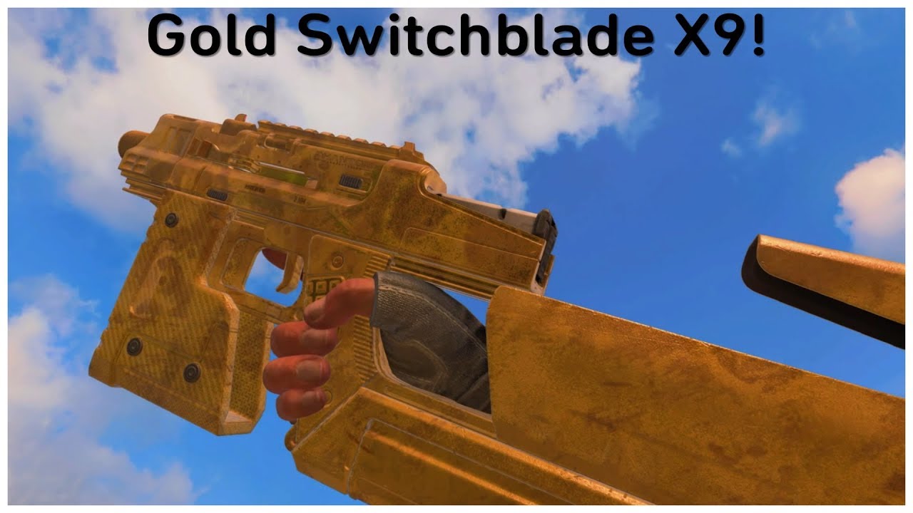 Gold Switchblade X9 On BO4! - Call of Duty Black Ops 4