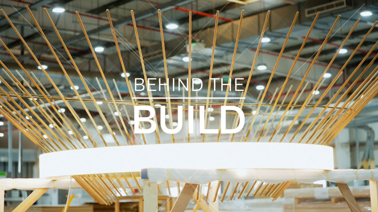 Behind the Build - Suspended Timber Rods for Harvey Nichols - Havelock ...