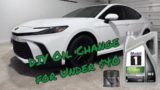 How to Change the Oil in a 2025+ Toyota Camry | Step-by-Step DIY Tutorial