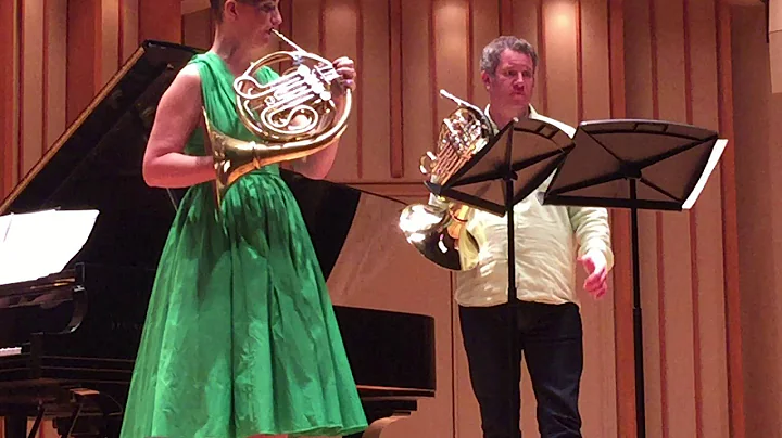 Denise Tryon and Stefan Dohr play Haydn Double Concerto 3rd mvt at IHSLA 2015