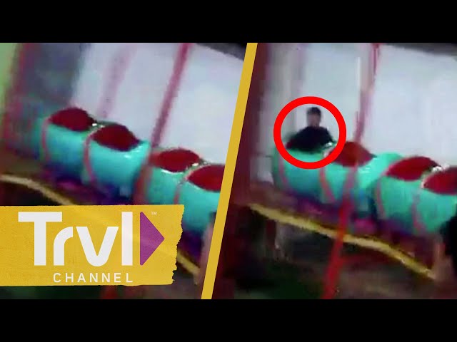 Mysterious Figure Appears on Rollercoaster | Paranormal Caught On Camera | Travel Channel class=