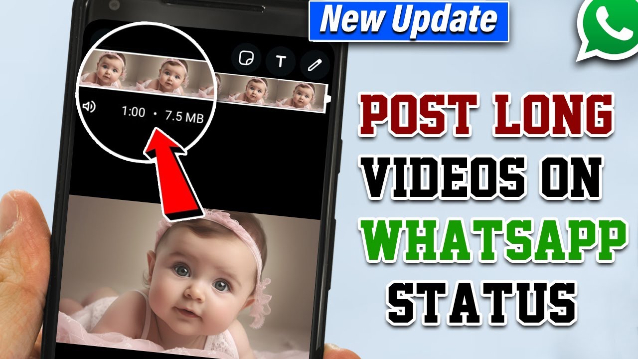 How to Post Long videos on Whatsapp status [New Update] - YouTube
