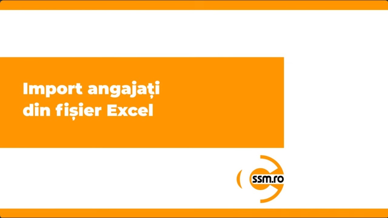 Importing employees from an Excel file