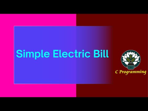 Sequential Logic CODE 2 Simple Electric Bill