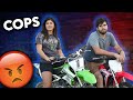 Getting chased by COPS with BRAYDON PRICE on PITBIKES...Cops and Robbers