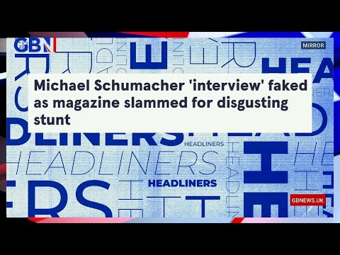 Video till Tidning publicerade AI-intervju med Michael Schumacher