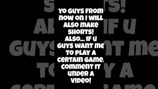 I Will Also Record Shorts From Now On