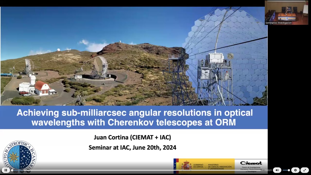 Achieving sub-milliarcecond angular resolutions in optical wavelengths with Cherenkov telescopes at