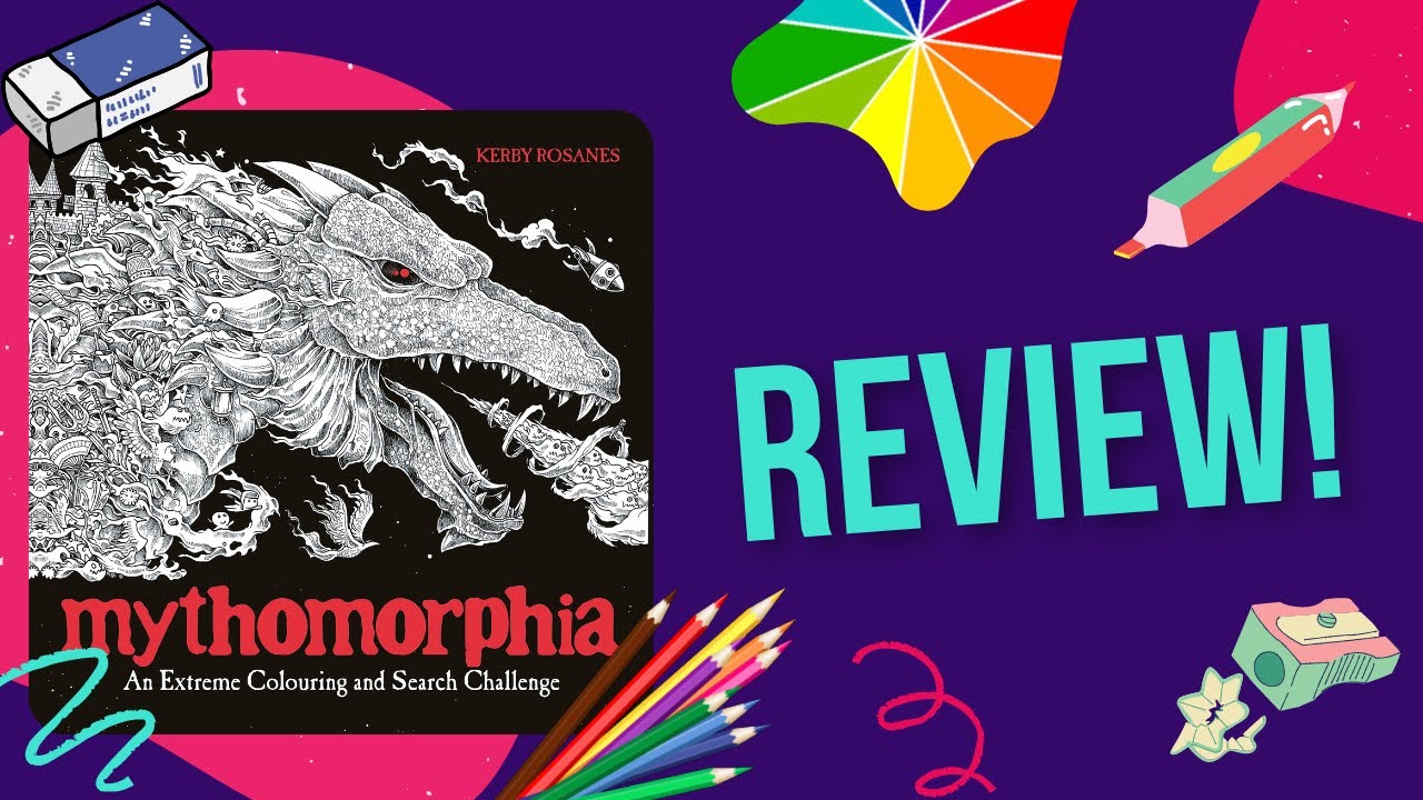 Mythomorphia Coloring Book Review - Kerby Rosanes 