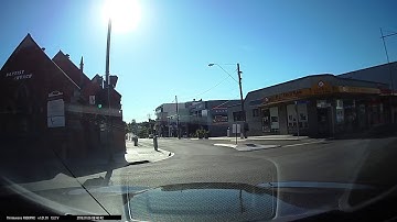 dashcam Red light Runner Close Call
