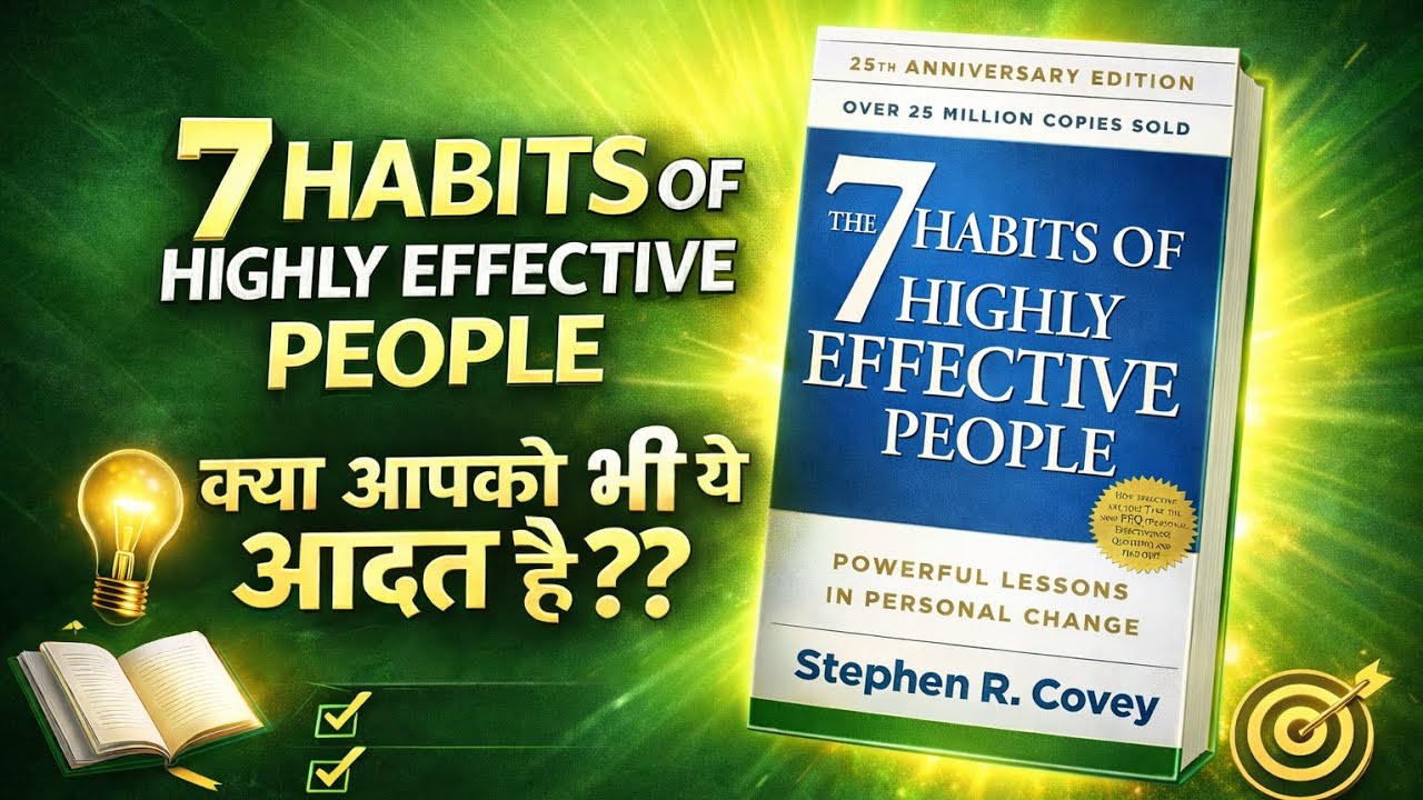 Habits That Can Completely Change Your Life | The 7 Habits book summary in Hindi 