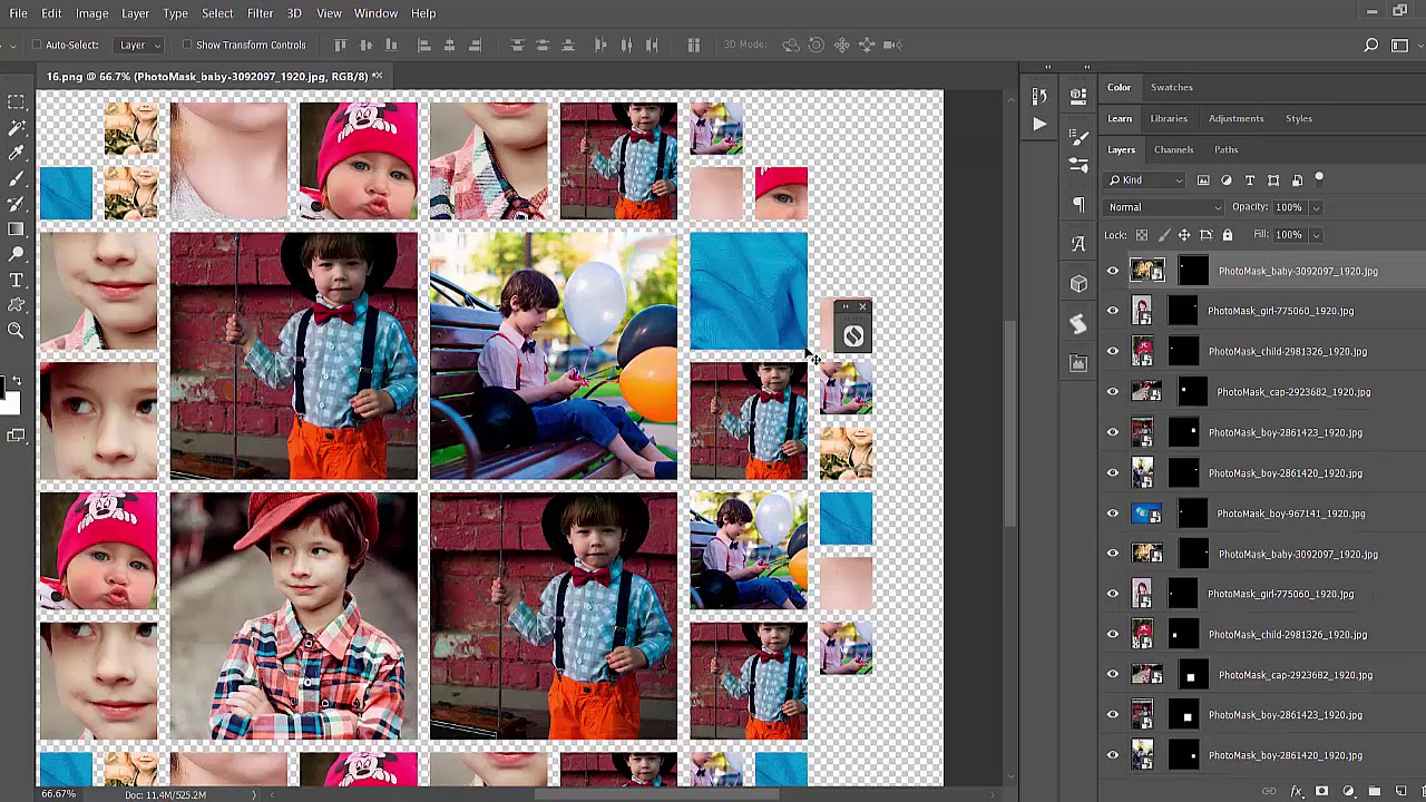 Photo Collage Builder Photoshop Script Templates Youtube