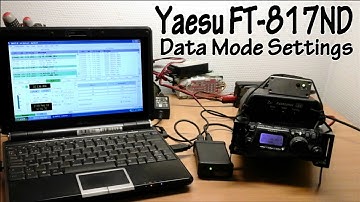 Yaesu FT-817ND FT-818 Data Modes Settings