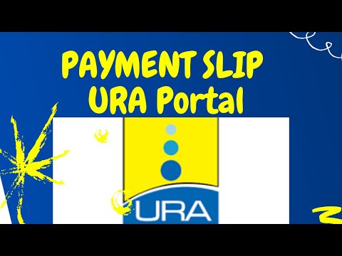 How to Generate Payment Slip on URA Portal | URA Portal Payment registration