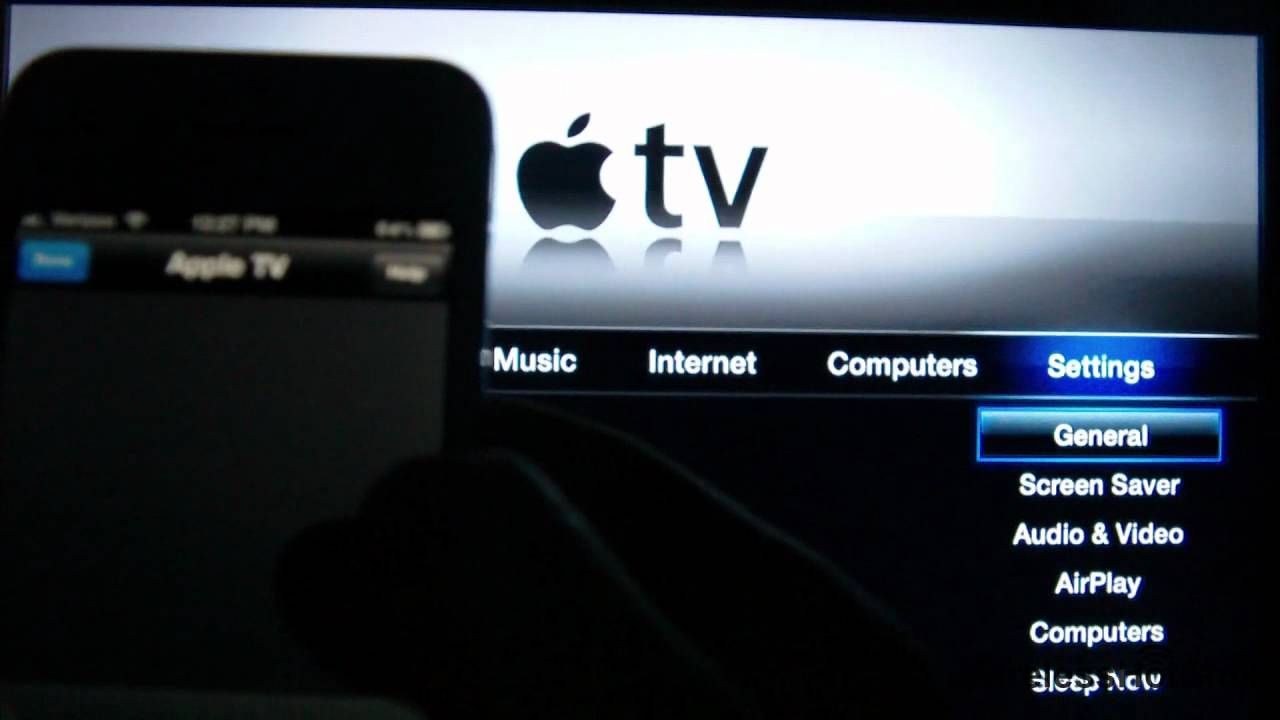 Aflede helbrede spejder How to connect Apple TV to WiFi without Apple TV Remote - YouTube