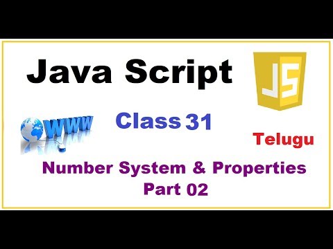 Number Methods in JavaScript part-2 Telugu | Number Systems in JS | VLR Training Class 31